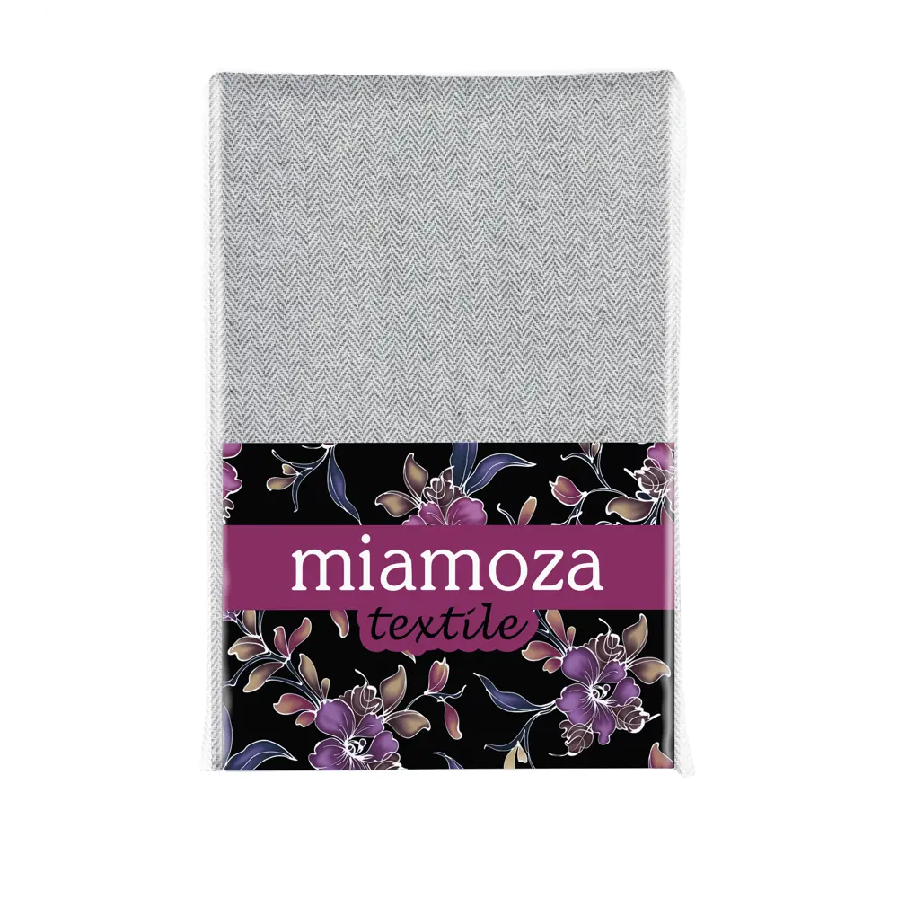 MIAMOZA Штора на ленте «Елочка» 200×280 см в светло-сером цвете 89427072 STLM-1580077 - Вид №5