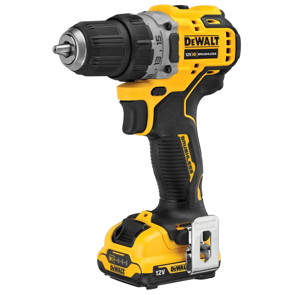 Дрель-шуруповёрт аккумуляторная бесщеточная Dewalt DCD701D2, 12 В Li-Ion 2x2 Ач STLM-2209905
