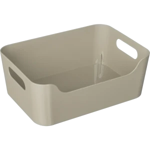 Корзина Scandi 34x24x14 см 10 л пластик цвет светло-серый 83082269 STLM-2072925