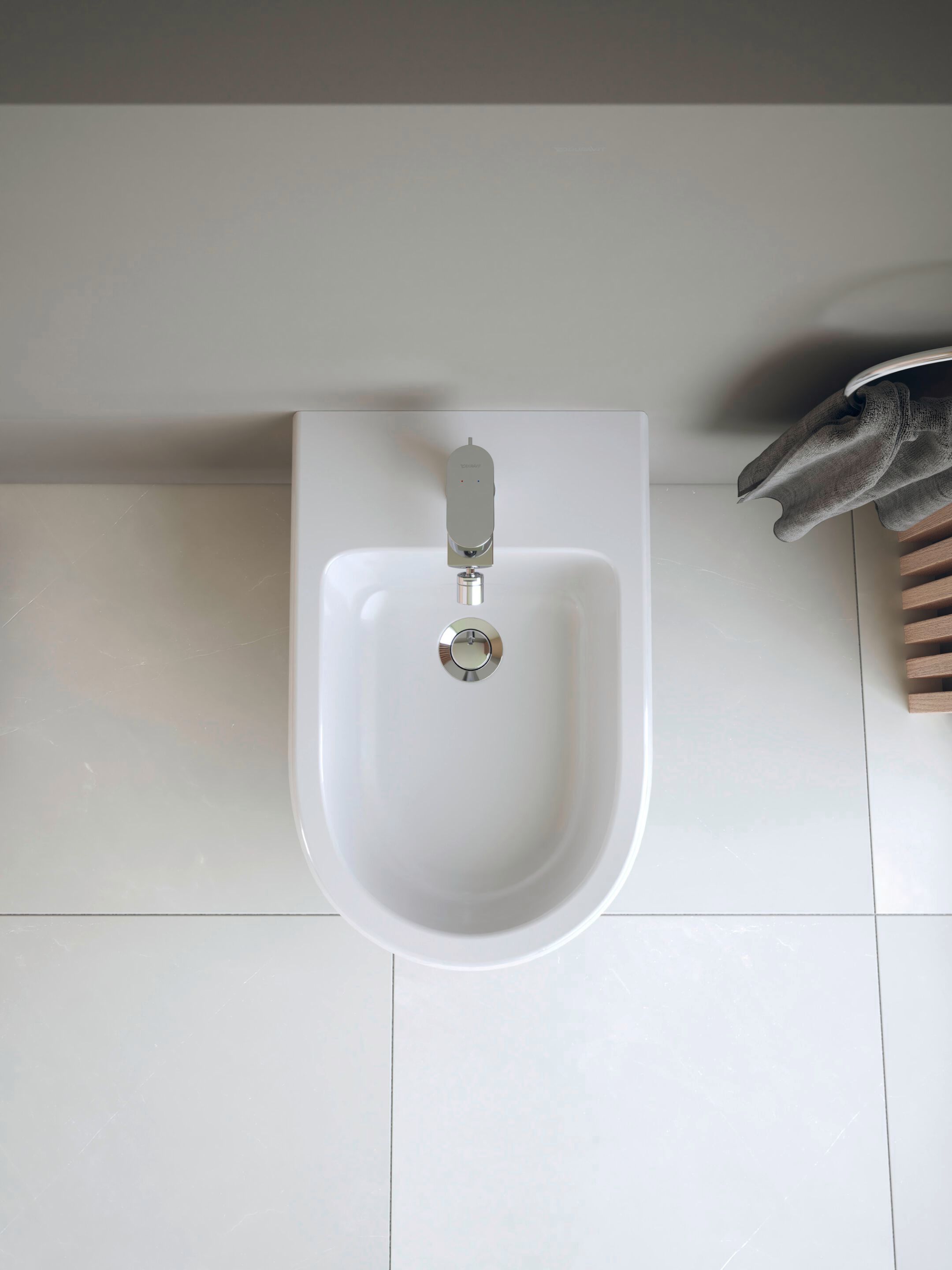 Керамическое подвесное биде с переливом Duravit Qatego ARCH-00117215 - Вид №3