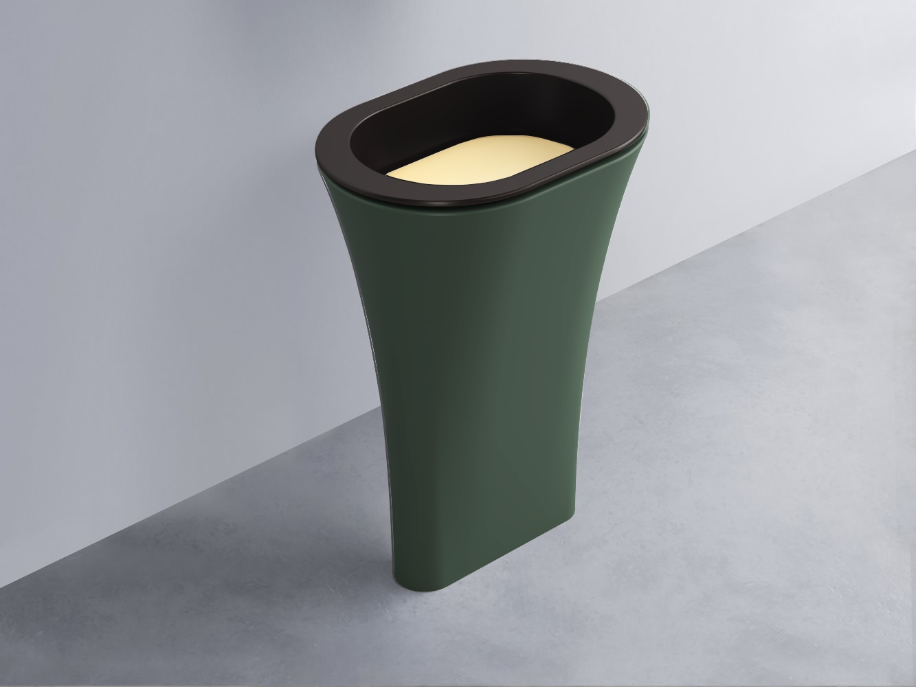 AMLA65-LV+AMPILO-CN+AMCOLO-MU Раковина Amedeo Ovale отдельностоящая cielo Enjoy + Amedeo Ceramica Cielo