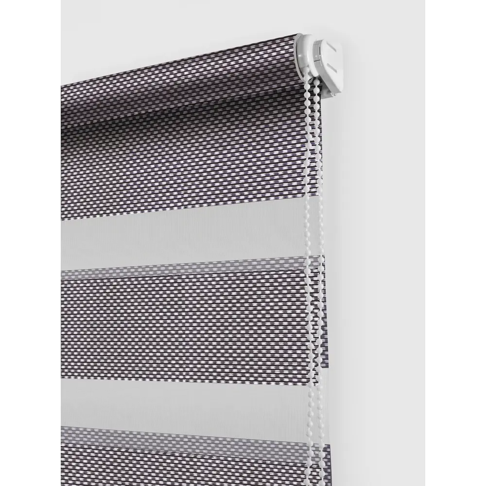 Штора рулонная день-ночь Liza 80x160 см серо-сиреневая MIAMOZA Коллекция 2024г STLM-2039195 - Вид №1