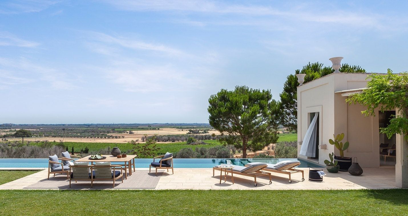 Садовый диван из тикового дерева Poltrona Frau Boundless Living Outdoor Collections ARCH-00054165 - Вид №6