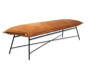 Скамья из замши