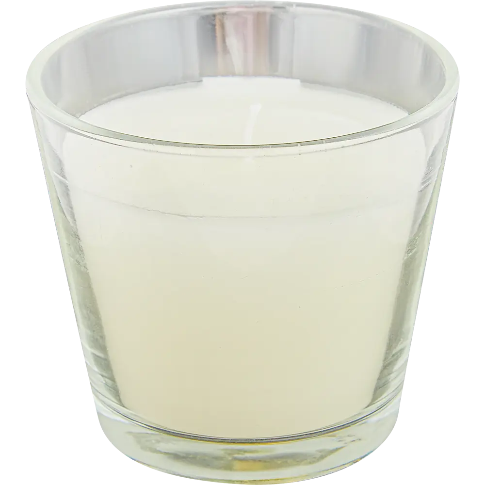 Свеча ароматизированная в подсвечнике Atmosphera Жасмин белая 8.3 см STLM-2167712 - Вид №1