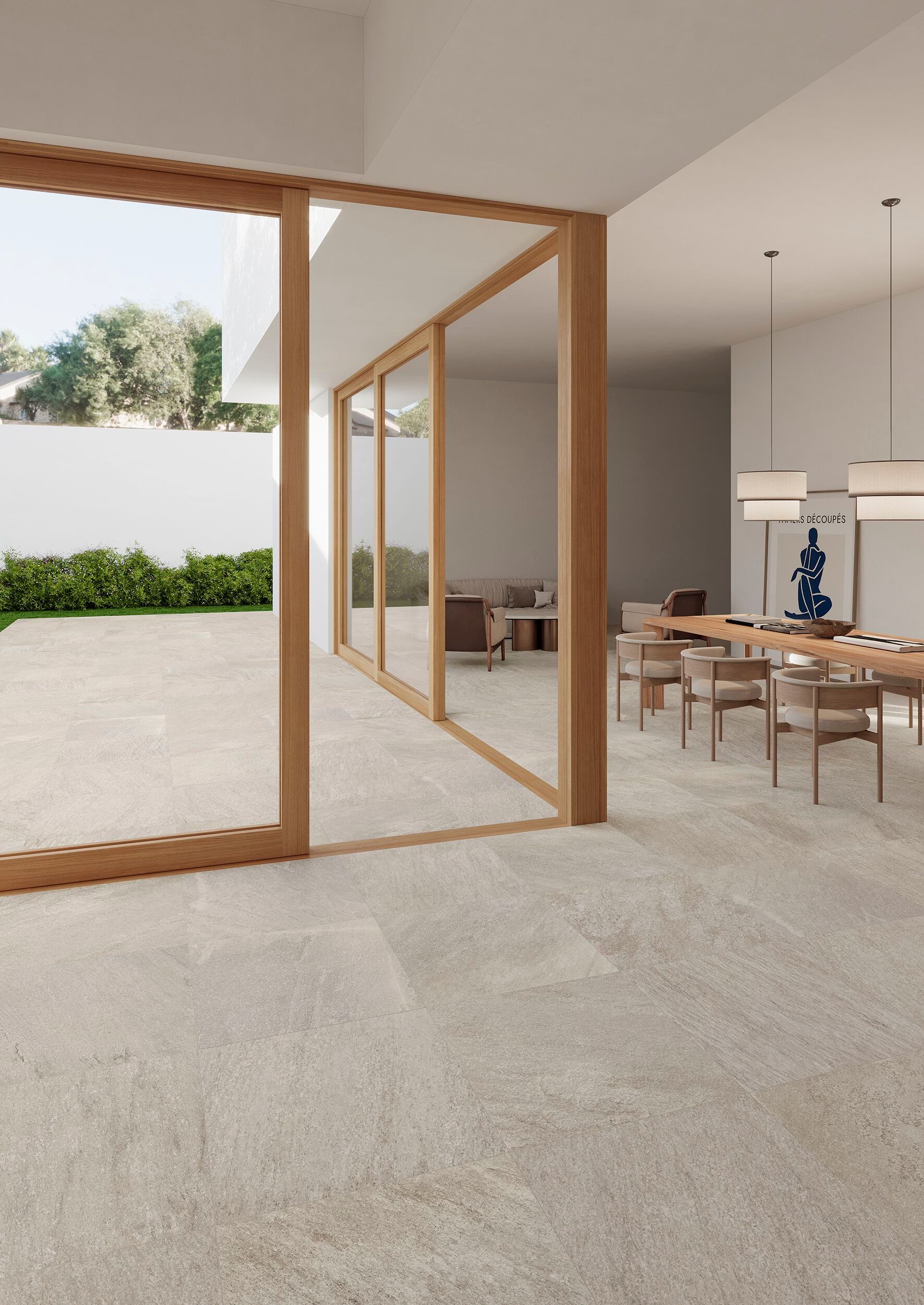 Противоскользящее напольное покрытие из керамогранита с эффектом камня Gayafores QUARTZ ARCH-00070590 - Вид №9