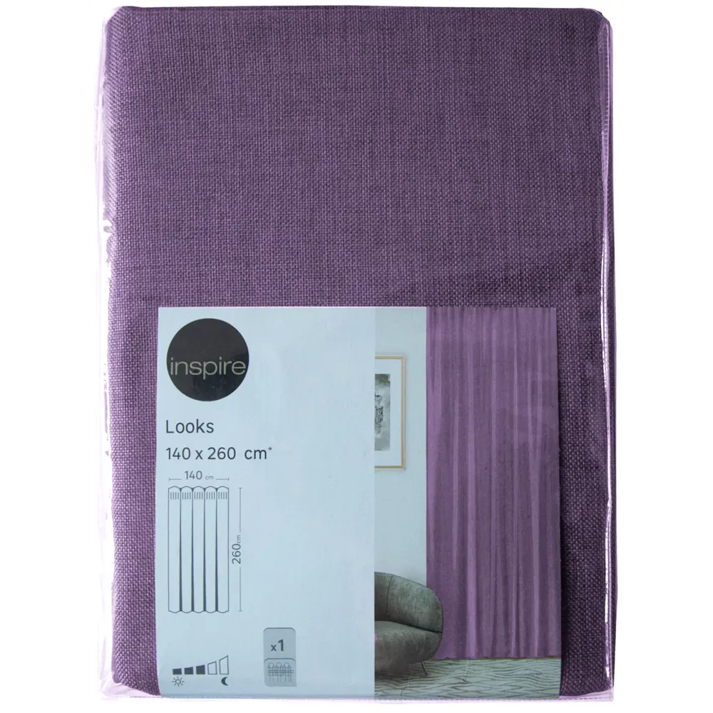 Штора на ленте Seasons Looks 140х260 см Violet цвет фиолетовый STLM-2042538 - Вид №6