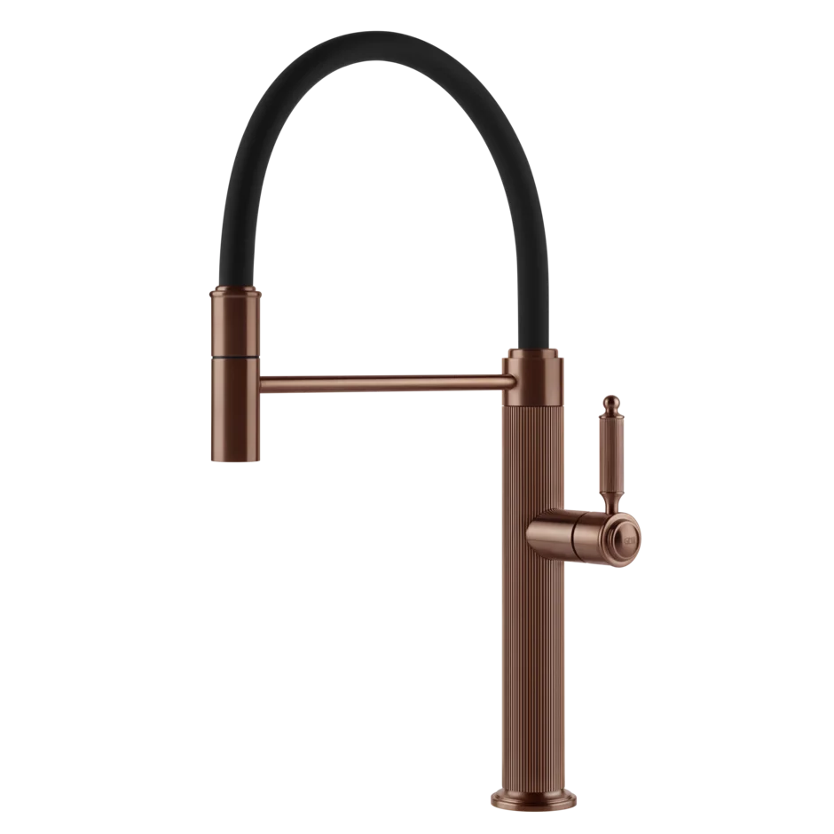 Смеситель для раковины 60634 708 Gessi Venti20 МЕДНЫЙ МАТОВЫЙ PVD 60634708