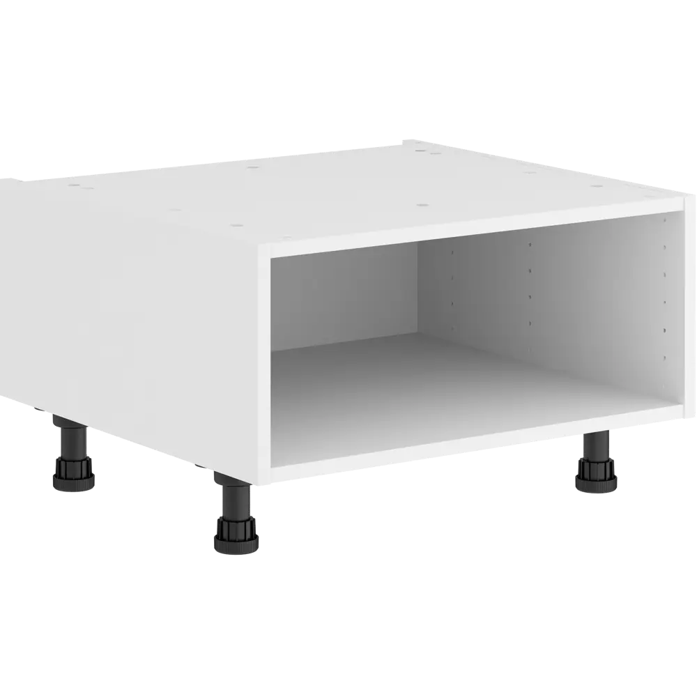 Каркас напольный на колонку Delinia ID  60x25.6x56 см, ЛДСП, белый STLM-2203096 - Вид №1