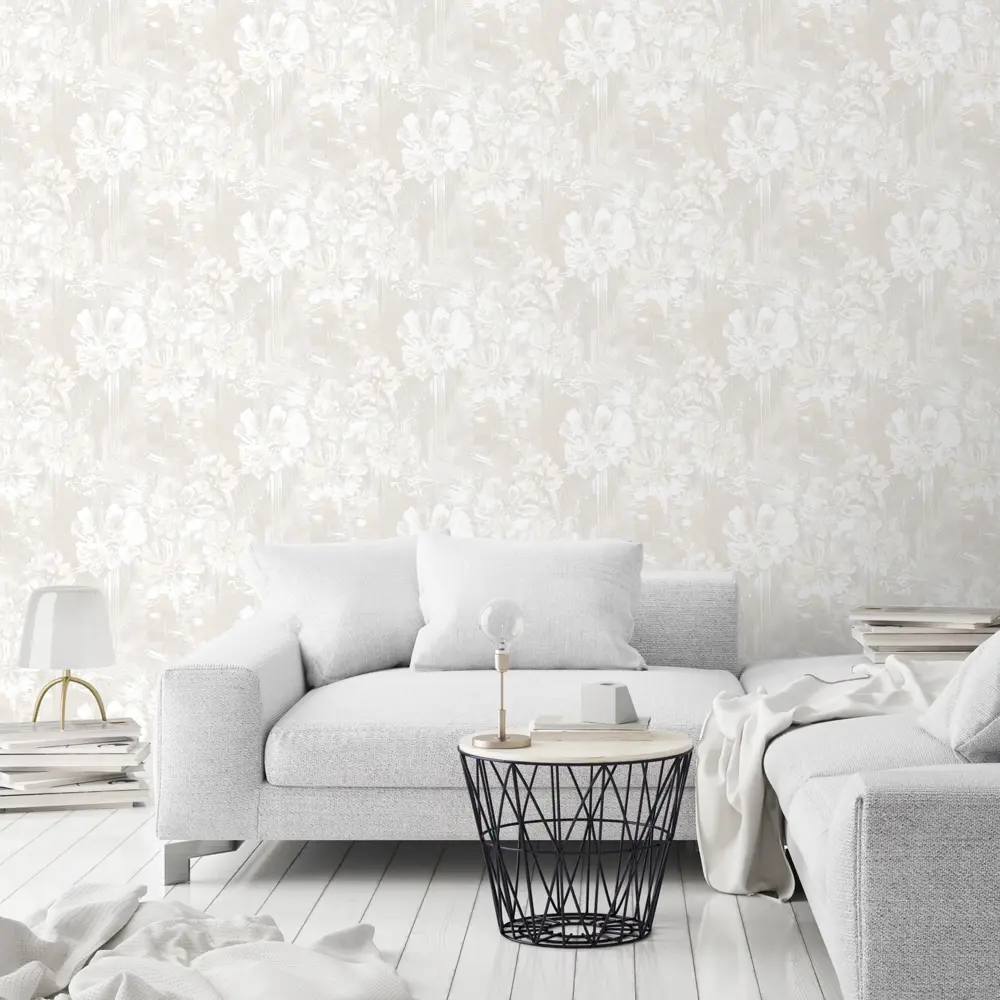 Обои флизелиновые Victoria Stenova Kelly белые 1.06 м VS889811 STLM-2127273 - Вид №2