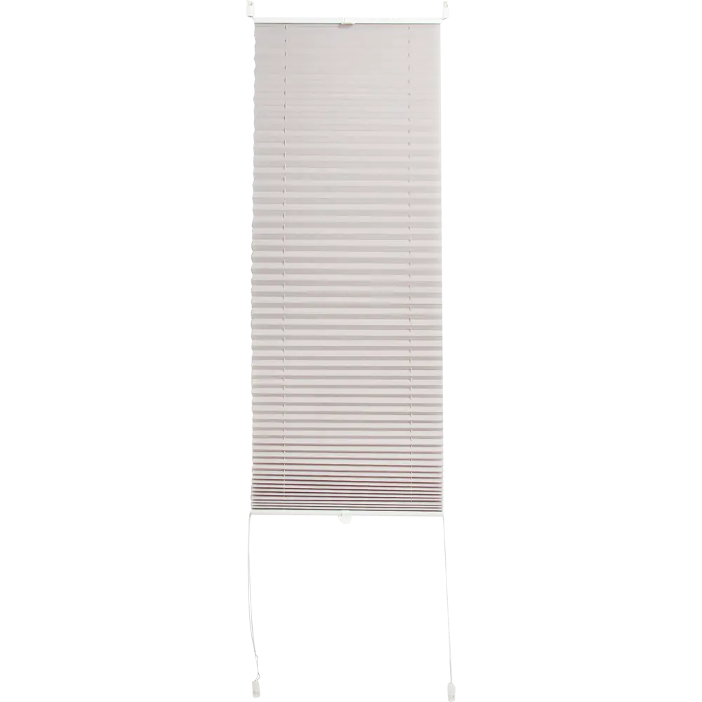 Штора плиссе «Плайн», 50х160 см, текстиль, цвет серый Santreyd STLM-2075459 - Вид №1