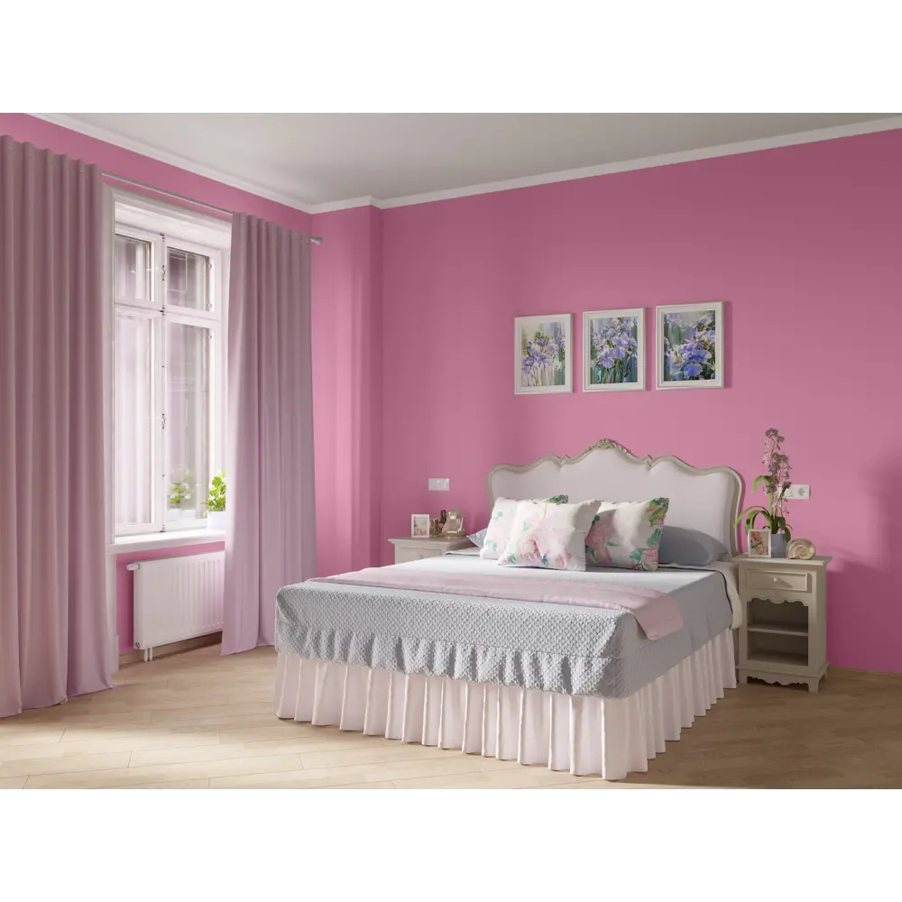 Краска для гостиной и офиса цвет английский розовый 0.9 л PARADE ICE STLM-2163518 - Вид №5