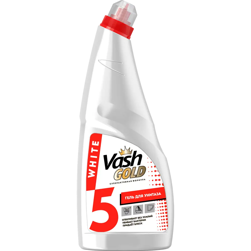Гель для чистки унитаза Vash Gold 750 мл STLM-2205366