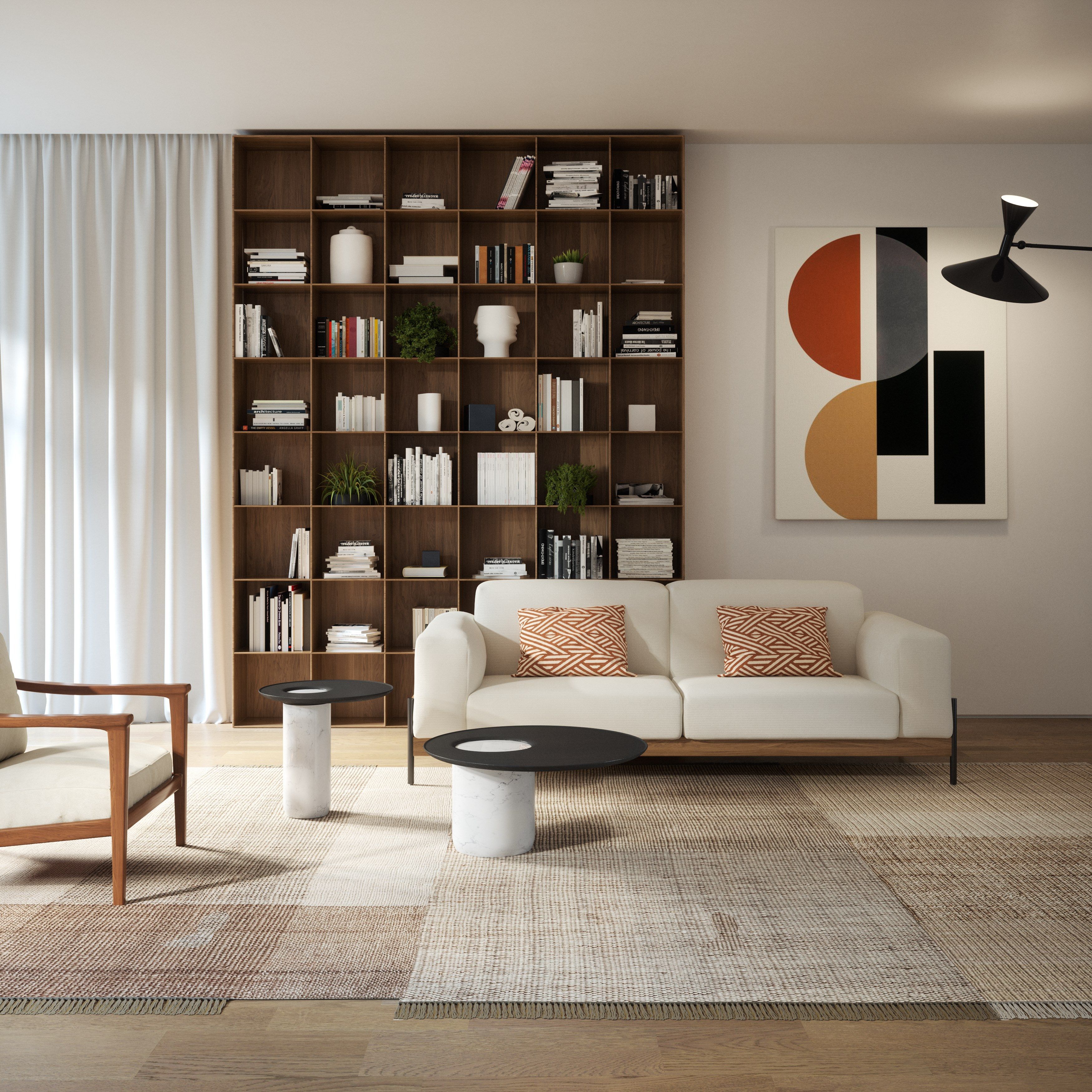 2-местный тканевый диван Wewood Bowie ARCH-00048630 - Вид №4