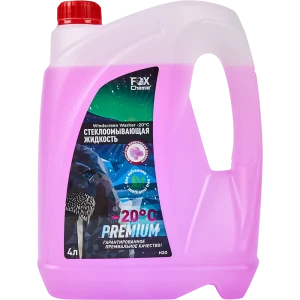 Зимняя стеклоомывающая жидкость без метанола Fox Chemie -20°C 4 л
