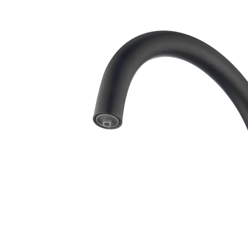 Смеситель для кухни Haiba черный с высоким поворотным изливом 89396811 STLM-1569269 - Вид №5