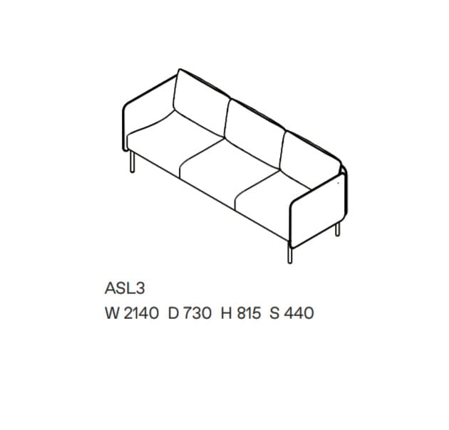 3-местный кожаный диван Ross Gardam Adapt ARCH-00035943 - Вид №7