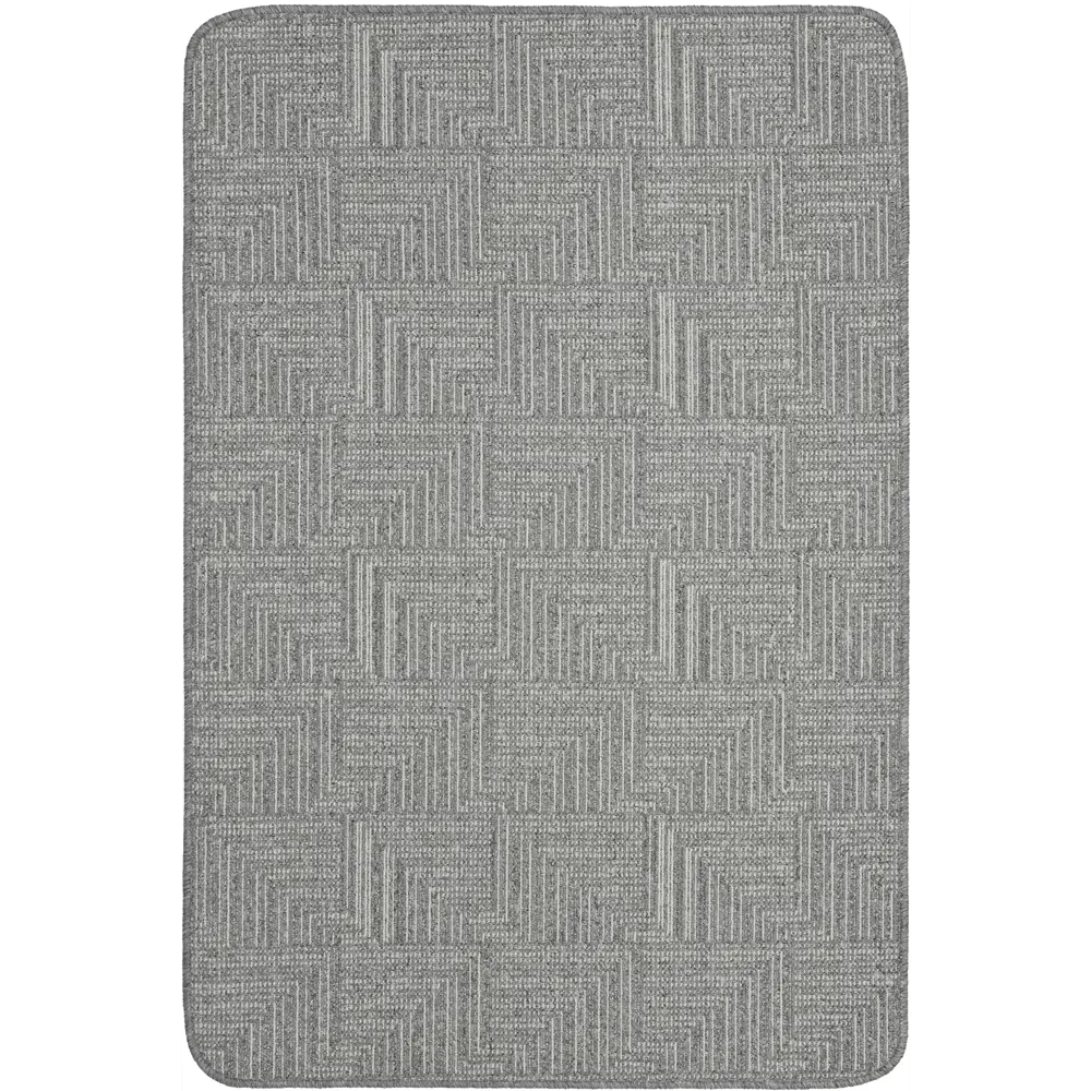 Коврик Polar 80x120 см полипропилен цвет серый/светло-серый 82207852 STLM-2165715 Santreyd 