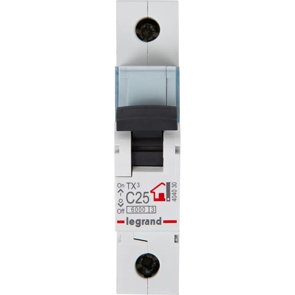 Автоматический выключатель Legrand TX3 1P C25 А 6 кА STLM-2200949 - Вид №1