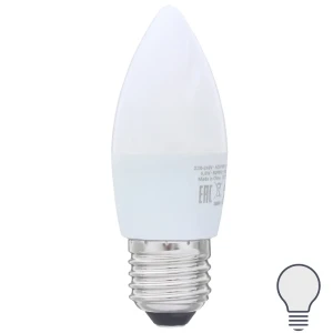 Лампа светодиодная Osram Свеча E27 6.5 Вт 550 Лм свет холодный белый
