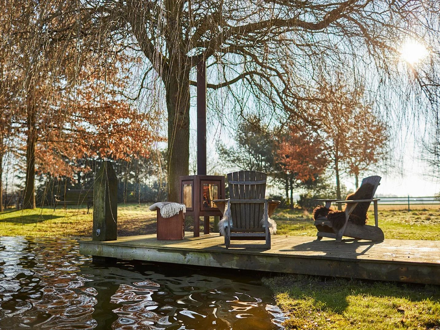 Corten™стальной отдельно стоящий открытый дровяной камин RB73 Quaruba ARCH-00057812 - Вид №1