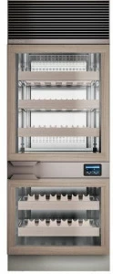 Hizone Холодильник для вина со стеклянной дверцей
