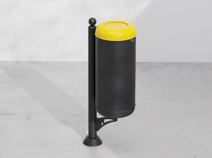 Корзина для мусора с крышкой для разряженных батарей