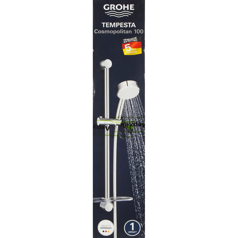 Комплект душевой Grohe Tempesta 1 режим цвет хром Tempesta Cosmopolitan STLM-2122516 - Вид №6