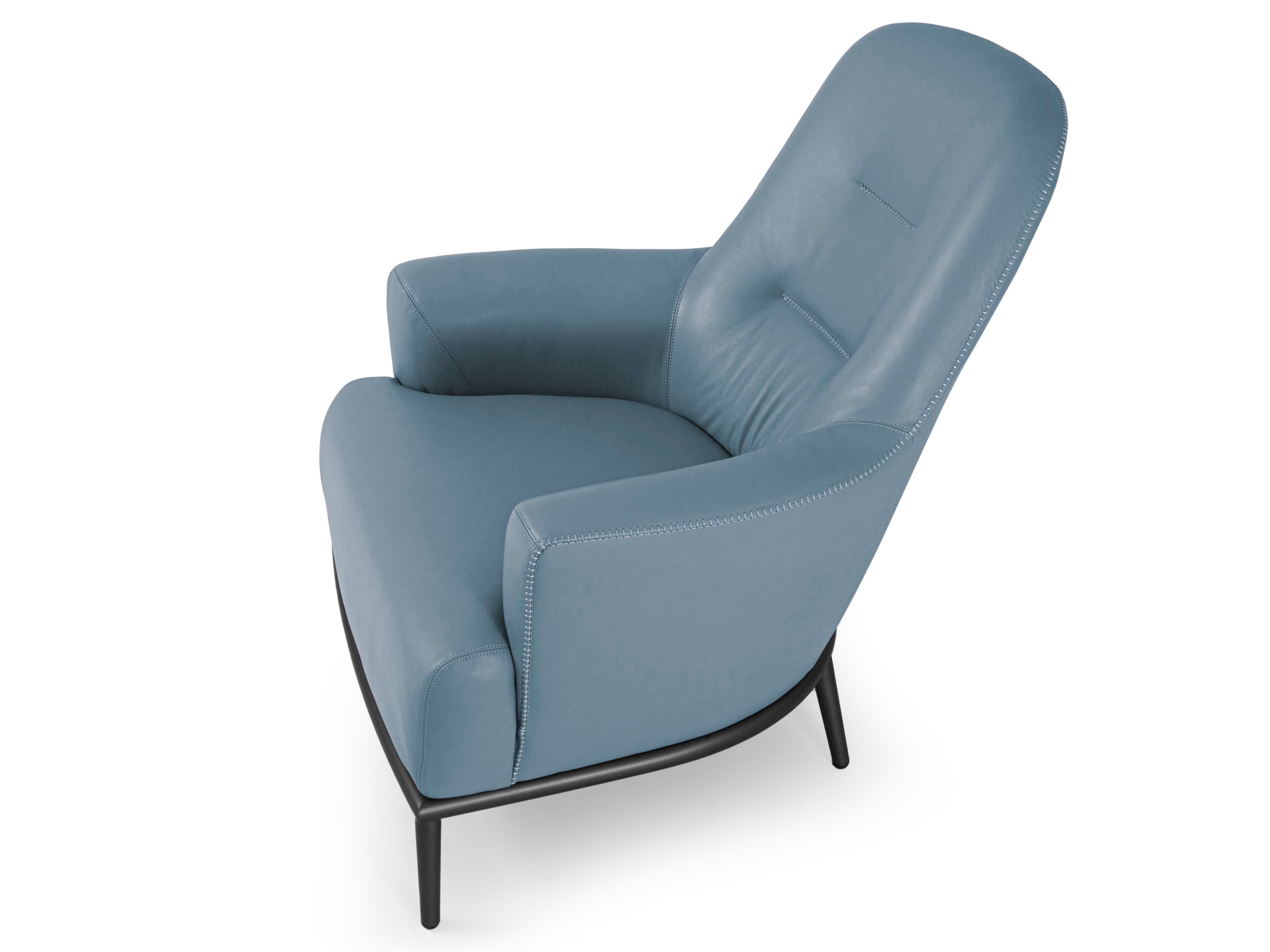 Кожаное кресло с подлокотниками Borzalino ESME ARCH-00138369 - Вид №6