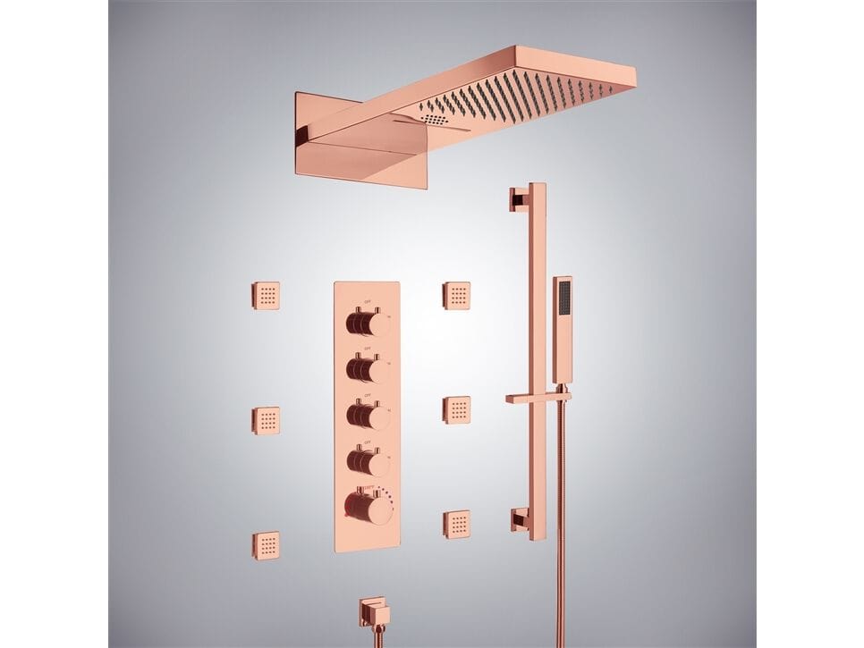 Утопленный набор для душа со светодиодной насадкой для душа Fontana Showers питьевой фонтанчик ARCH-00116728