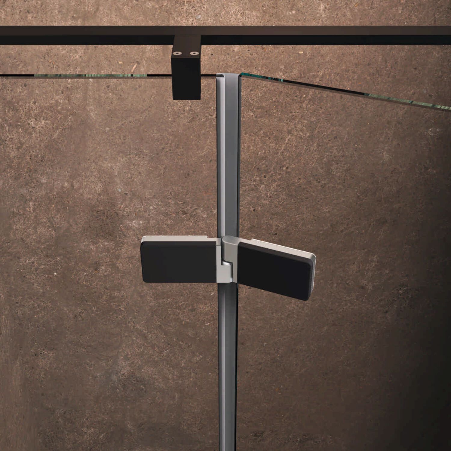 Хрустальная ниша душевая кабина с распашной дверью RELAX шарнир ARCH-00089445 - Вид №2