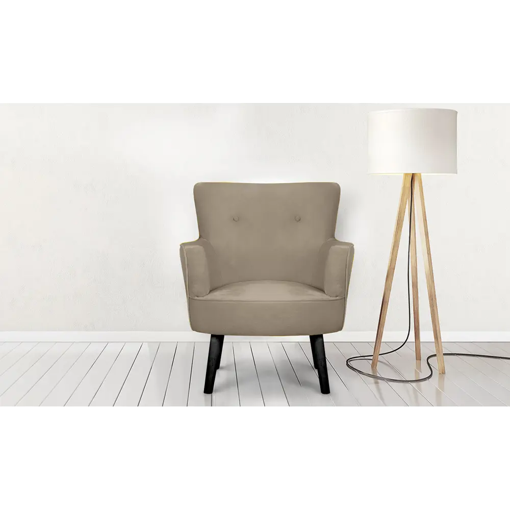 Кресло полиэстер Seasons Вилли 77x86x76 см цвет бежевый STLM-2109837 - Вид №4