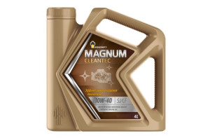 17941465 Моторное масло Magnum Cleantec 10W-40 SJ-CF синт. кан. 4 л 40810042 Роснефть