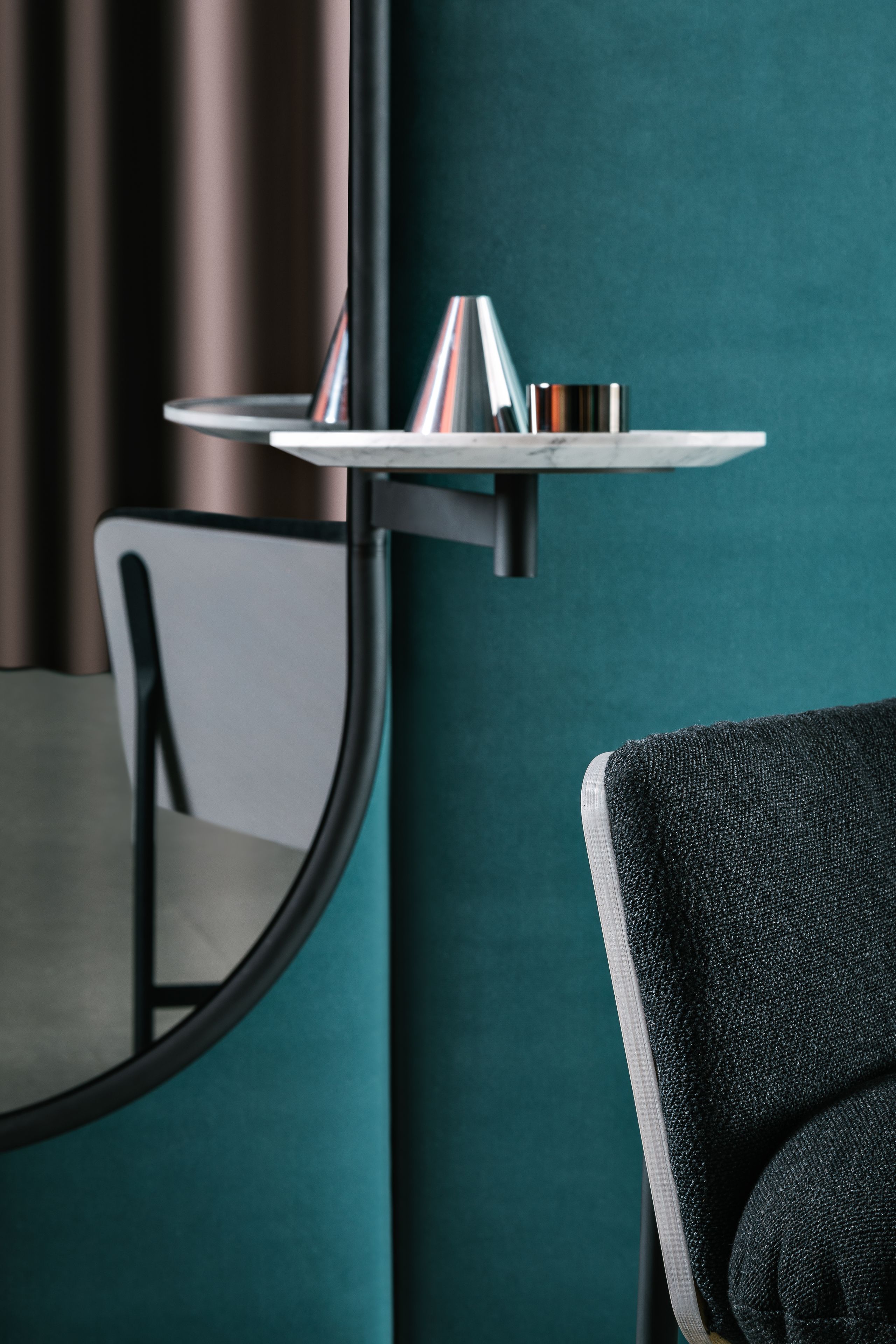 Овальное настенное зеркало в рамке SP01 Мишель ARCH-00100077 - Вид №4