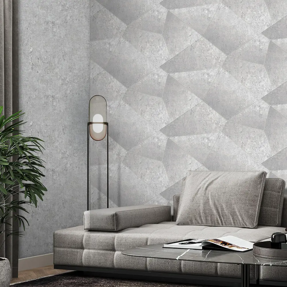 Erismann Aksioma: флизелиновые обои с геометрическим узором в бежевых тонах 89404420 STLM-1579034 - Вид №4