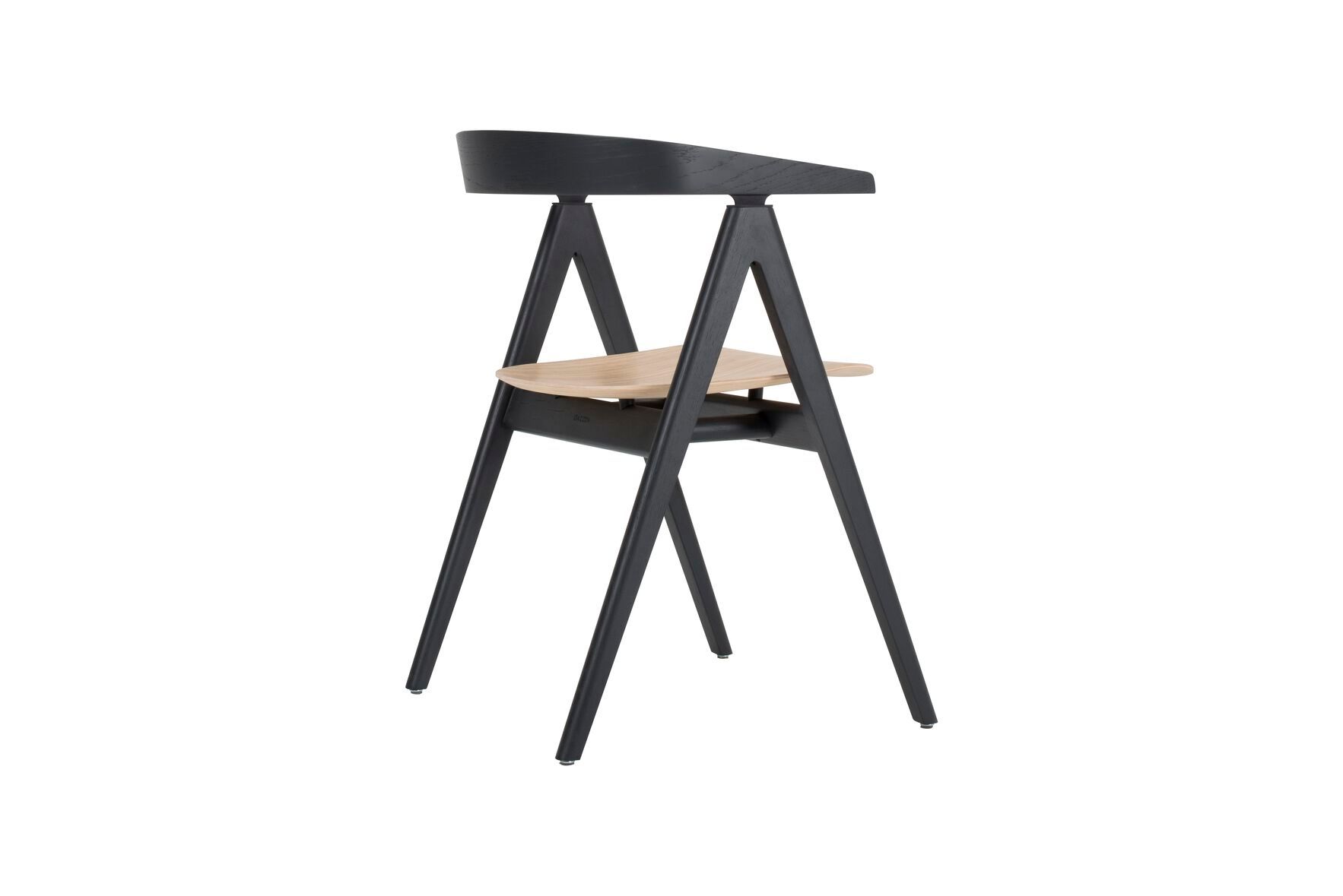 Дубовый стул с подлокотниками с открытой спинкой Gazzda Ava ARCH-00111958 - Вид №24