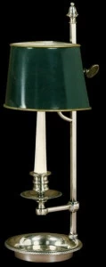 Tisserant Настольная лампа из бронзы Bouillotte