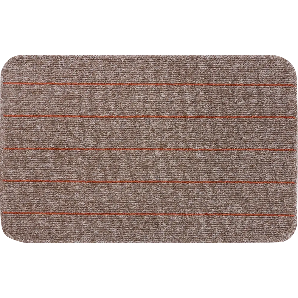 Коврик Como 50x80 см полипропилен цвет мокко/глина 82207823 STLM-2129872 Santreyd 