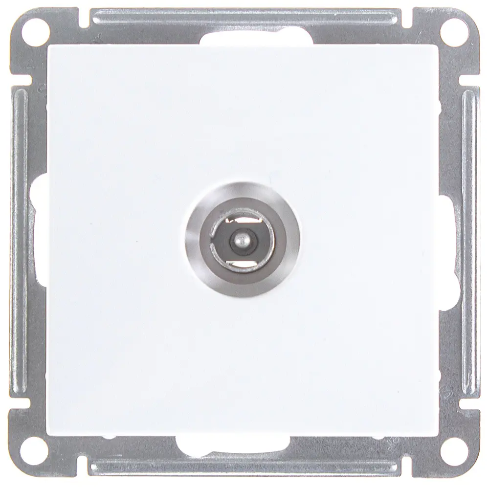 ТВ розетка Schneider Electric W59, оконечный, цвет белый STLM-2099798 - Вид №1