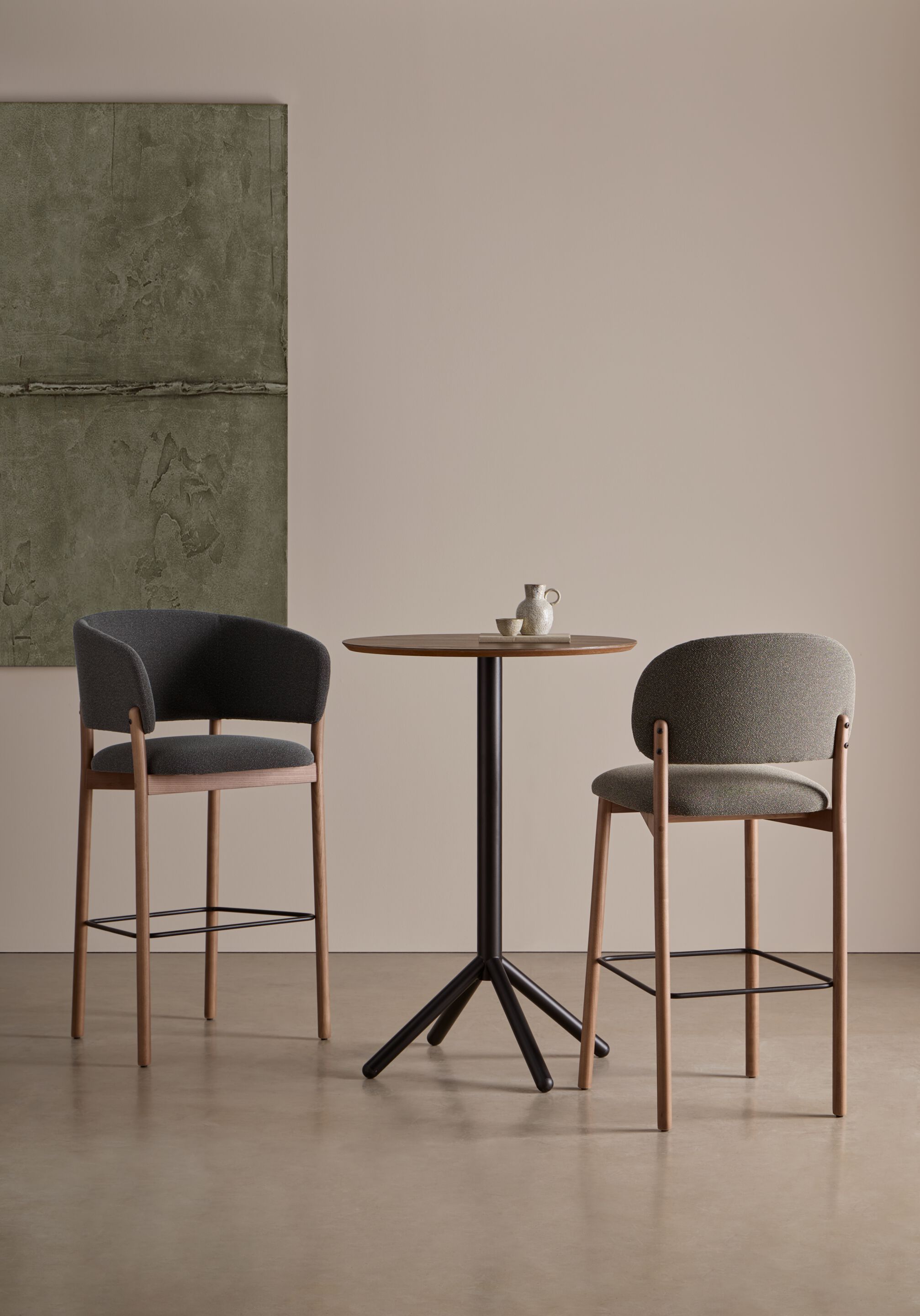 Высокий круглый стол из ясеня Blasco&Vila Nomad ARCH-00109849 - Вид №3