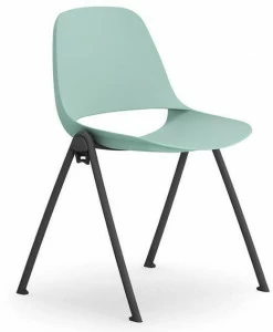 Leyform Эргономичное штабелируемое кресло из стали и полипропилена Cosmo 0310w