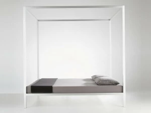 MDF Italia Кровать двуспальная алюминиевая с балдахином
