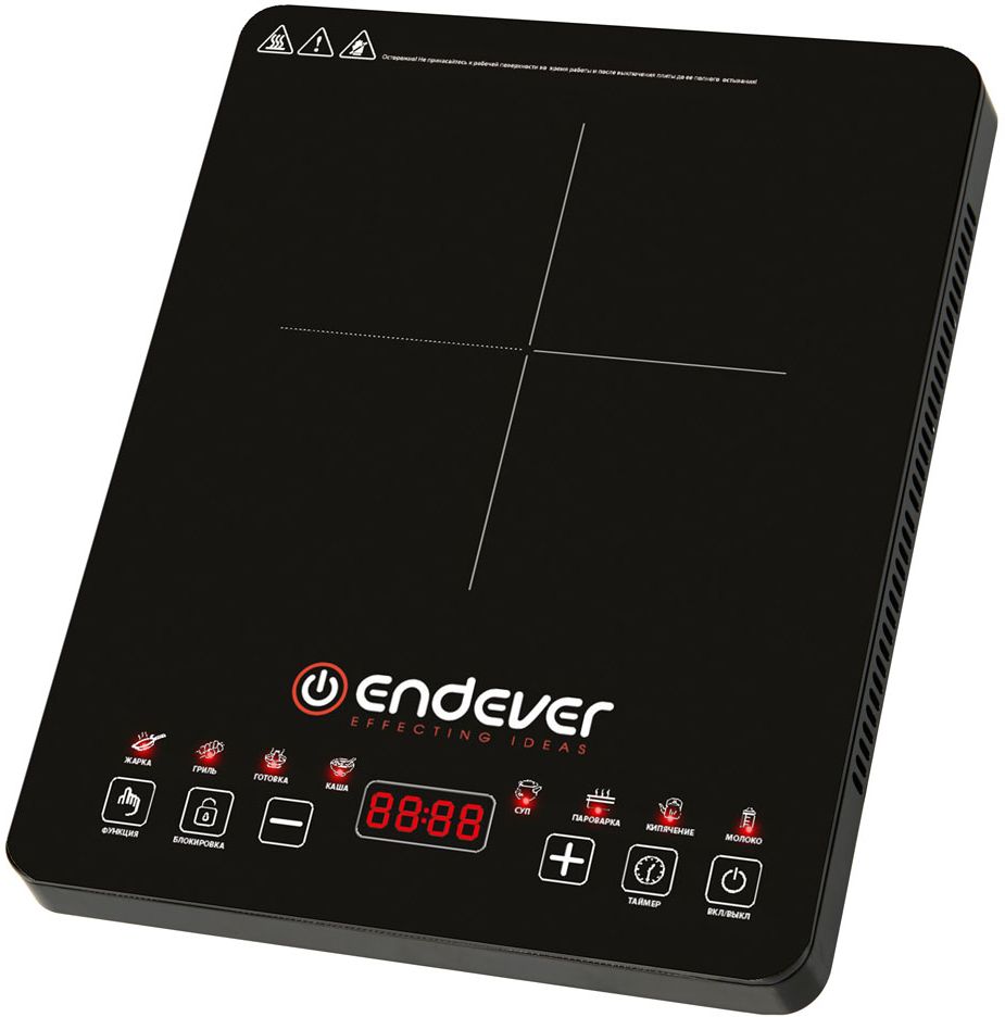 9955666 Плита компактная электрическая Endever Skyline IP-58 черный STDN-0119450 - Вид №1