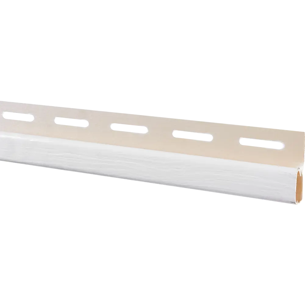 Планка финишная для сайдинга MONLID цвет белый STLM-2206965