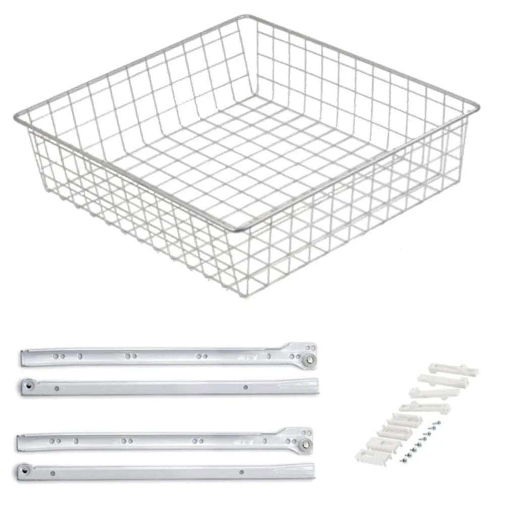 Корзина выдвижная GTV 60III 56x49x15 в модуль 600 мм цвет белый