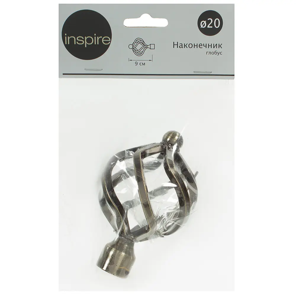 Наконечник «Глобус» 9 см цвет золото антик INSPIRE STLM-2071837 - Вид №5