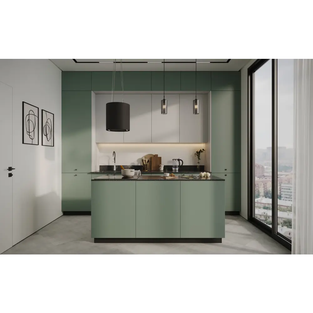 Фасад кухонный DELINIA ID София белый матовый 59.7x12.5 см 82010110 STLM-0017207 - Вид №5