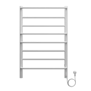 89352325 Полотенцесушитель электрический Equation 500x850 мм 125 Вт с терморегулятором лесенка цвет белый STLM-1498514