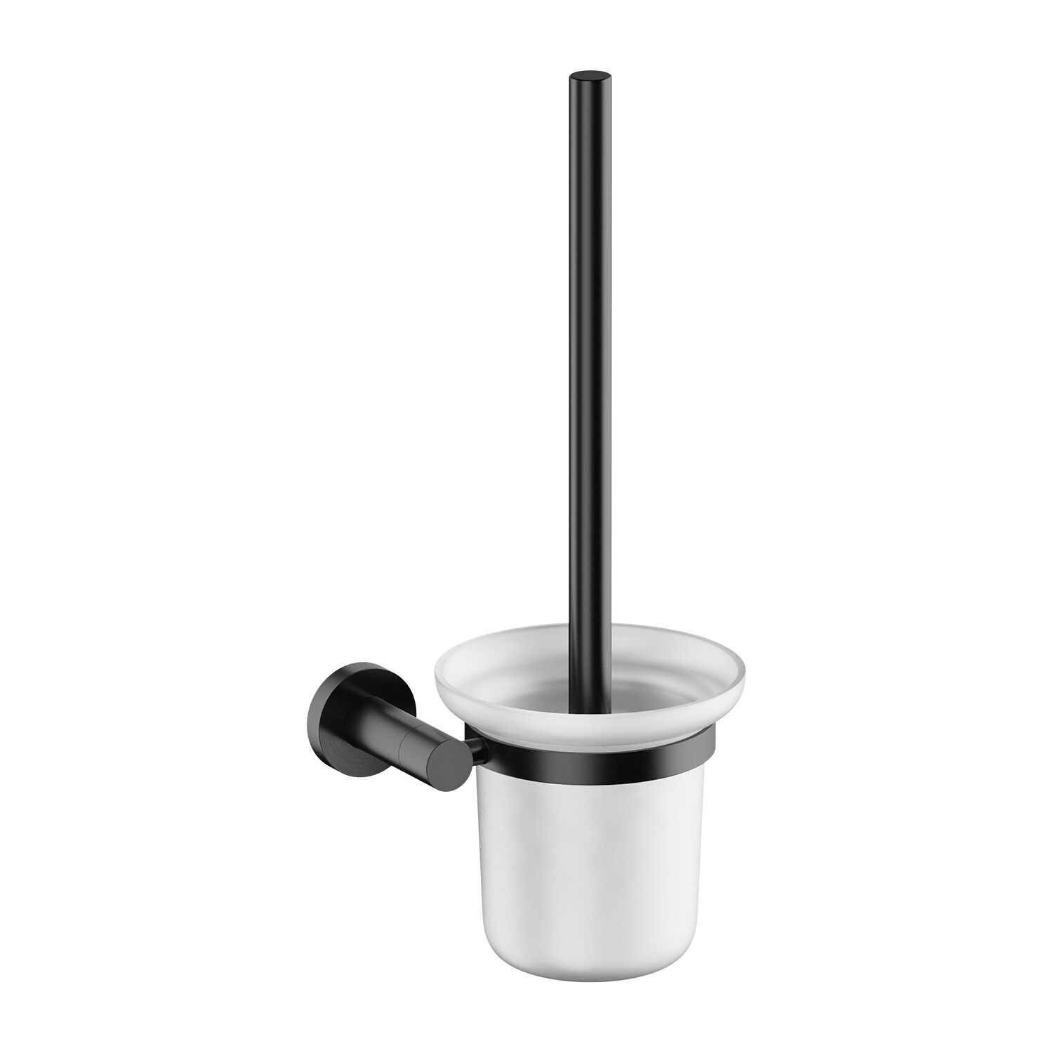 Латунная и стеклянная настенная туалетная щетка OMNIRES MODERN PROJECT MP60620 ARCH-00149050 - Вид №4