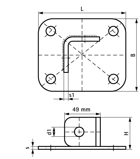 66583602 Монтажные профиля BIS Strut Держатель профиля для создания конструкций из профиля Strut WALRAVEN  - Вид №1